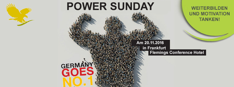 FOREVER Power Sunday am 20.11.2016 in Frankfurt